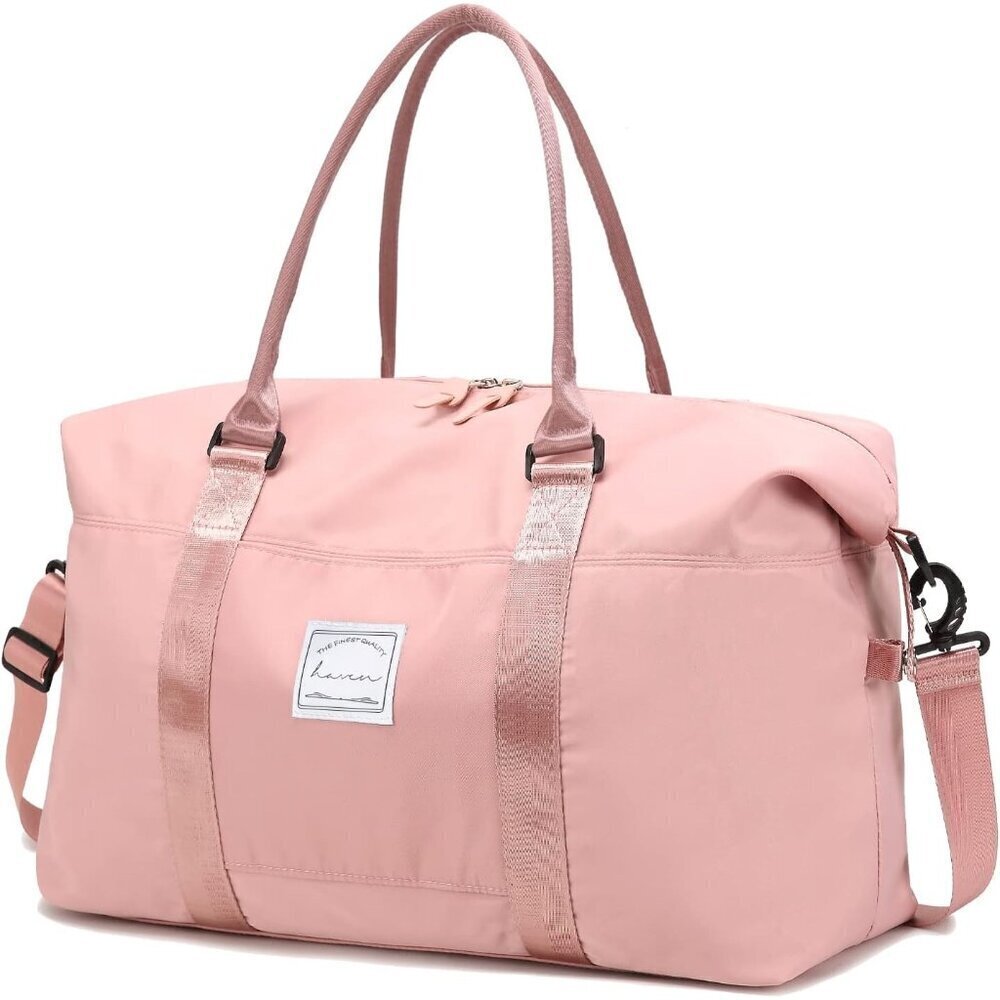Waterproof Sports Travel Duffle Bag, Gym & Weekender Bag for Women with Strap